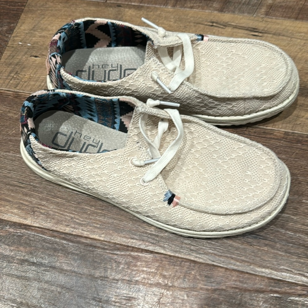 Hey Dude Wendy Boho Aztec Pink Shoes